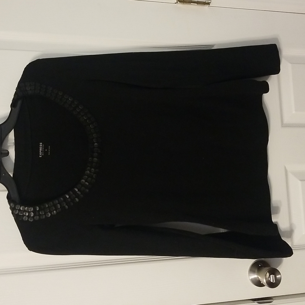 Express S black long sleeve shirt